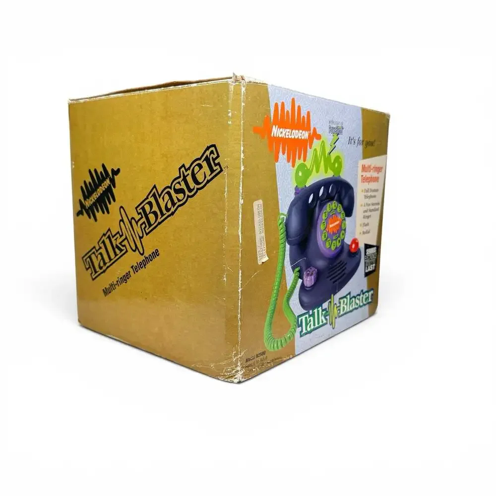 Vintage 1996 Nickelodeon Talk Blaster Multi-Ringer Telephone